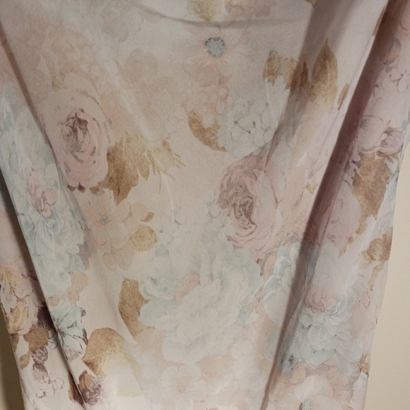 WAYF Floral Cowl Neck Handkerchief Slip Dress XL NWT Romantic Fairy Coquette - Picture 7 of 8